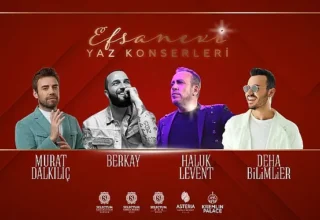 Efsanevi yaz konserleri ile eğlenceli tatiller yaşanıyor