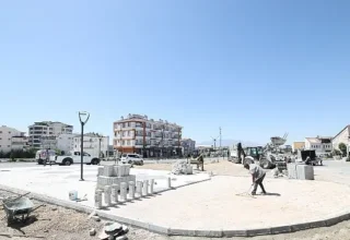 GİM Toptancılar Sitesi yanındaki bölge yenileniyor