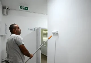 Kurs merkezinde tadilat çalışmaları