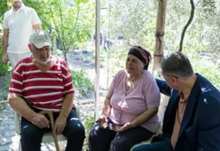 Yanan yerleşim yerlerinde barınma sorununa hızlı çözüm