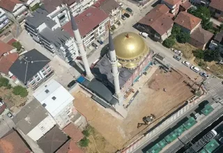 Başaran Camii çevresine estetik dokunuş