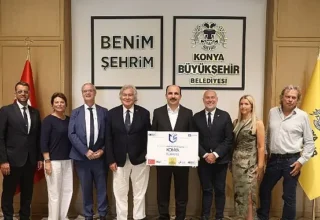 Başkan Altay ACES Heyetine Konya’nın Örnek Bisiklet Yatırımlarını Anlattı