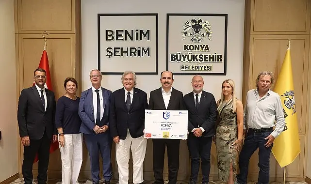 Başkan Altay ACES Heyetine Konya’nın Örnek Bisiklet Yatırımlarını Anlattı