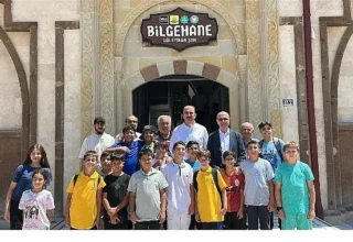 Başkan Altay ve Başkan Pekyatırmacı Bilgehane’de Yaz Etkinliklerine Katılan Öğrencilerle Buluştu