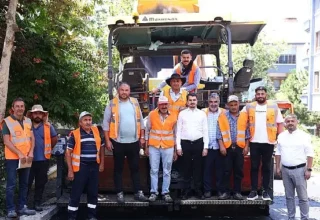 Başkan Güner, Asfalt Çalışmalarını Yerinde Denetledi