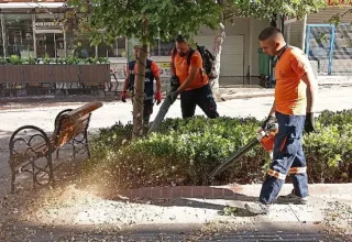 Çankaya kent merkezinde köşe bucak temizlik