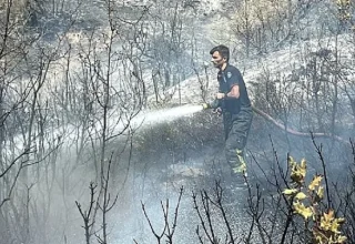 Kocaeli itfaiyesi Bursa’ya desteğe koştu