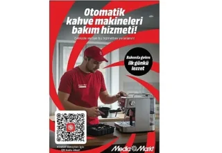 MediaMarkt Türkiye’den evde otomatik kahve makinesi bakım hizmeti!
