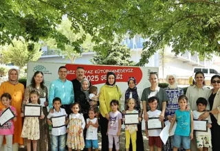 Nilüferli çocuklar, okula kütüphanede hazırlandı