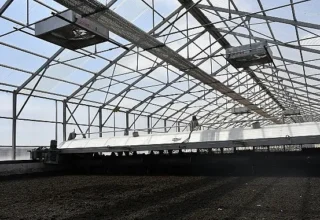Solar Çamur Kurutma Tesisi’nde 15 ton çamur kurutuluyor