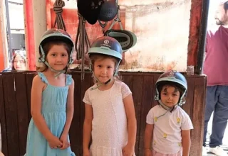 Yaz tatiline at üstünde ‘merhaba’ dediler