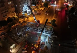 Yeni Girne Caddesi yayalar için daha güvenli oluyor