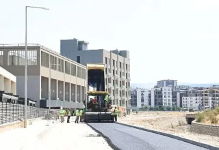Balkan Mahallesi’nde yollar asfaltlanıyor