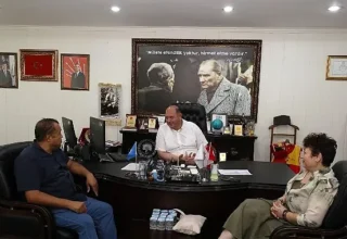 Başkan Çiçek, Muhtarlar Derneği’ni Ağırladı