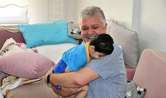 Başkan Gerenli’den minik Poyraz’a moral ziyareti