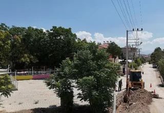 Elmalı Gündoğan Mahallesi’nde 2 kilometrelik yeni içme suyu hattı