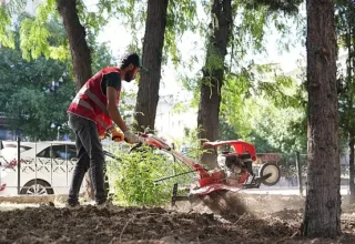 Keçiören’de Park ve Bahçelere Estetik Dokunuş