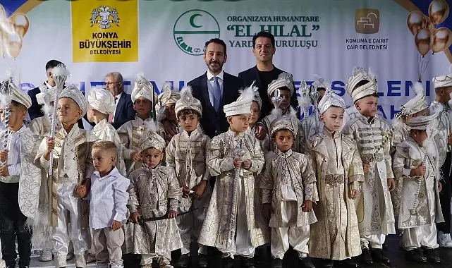 Konya Büyükşehir Belediyesi Kardeş Şehir Üsküp’te Sünnet Şöleni Düzenledi
