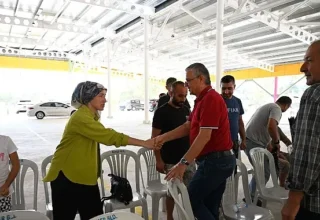 Tekirova pazar yerinde kuralar çekildi