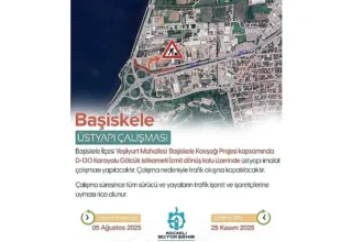 Yuvacık Kavşağı’nda trafik düzenlemesi