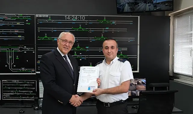 Antalya raylı sistem kontrolörleri uluslararası sertifika aldı