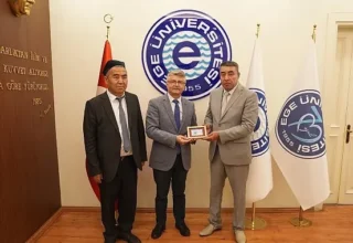 Ege Üniversitesi ve Namangan Devlet Üniversitesi arasındaki uluslararası kültürel iş birliği güçleniyor